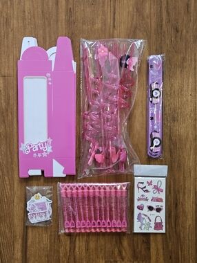 Pink Baebie Favor Box Kit - Party Supplies